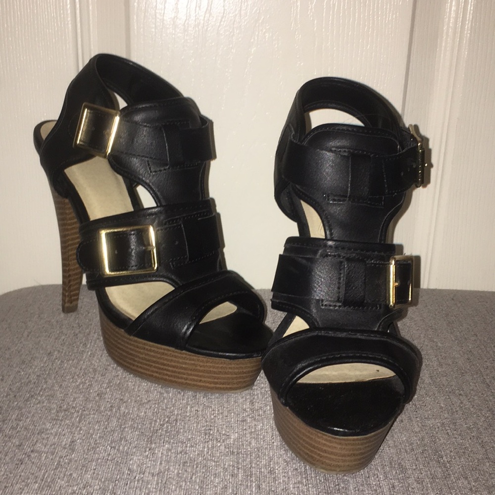 Black high heels